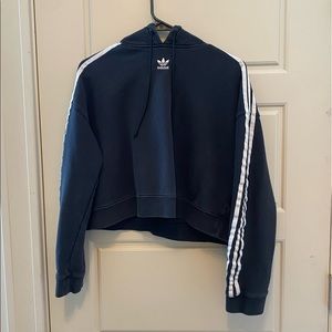 Vintage Adidas cropped hoodie